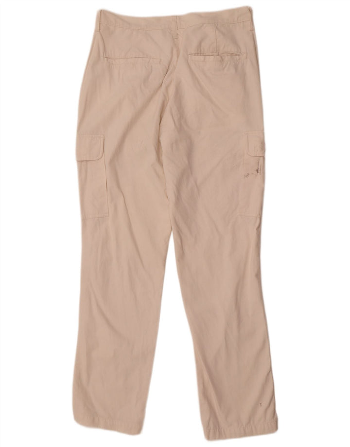 Wrangler Womens Valley Straight Cargo Trousers  W32 L32 White Cotton