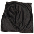 Zara Womens Faux Leather Mini Skirt Large W30 Black Polyurethane