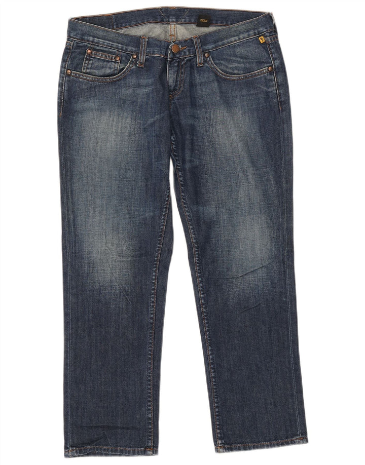 Meltin' Pot Womens Straight Jeans W31 L27 Blue Cotton