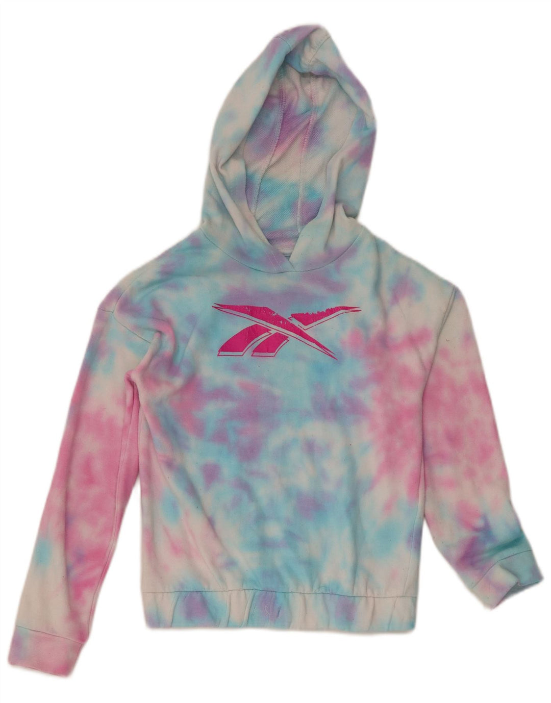 Reebok Girls Graphic Full Tracksuit 13-14 Years Multicoloured Tie Dye