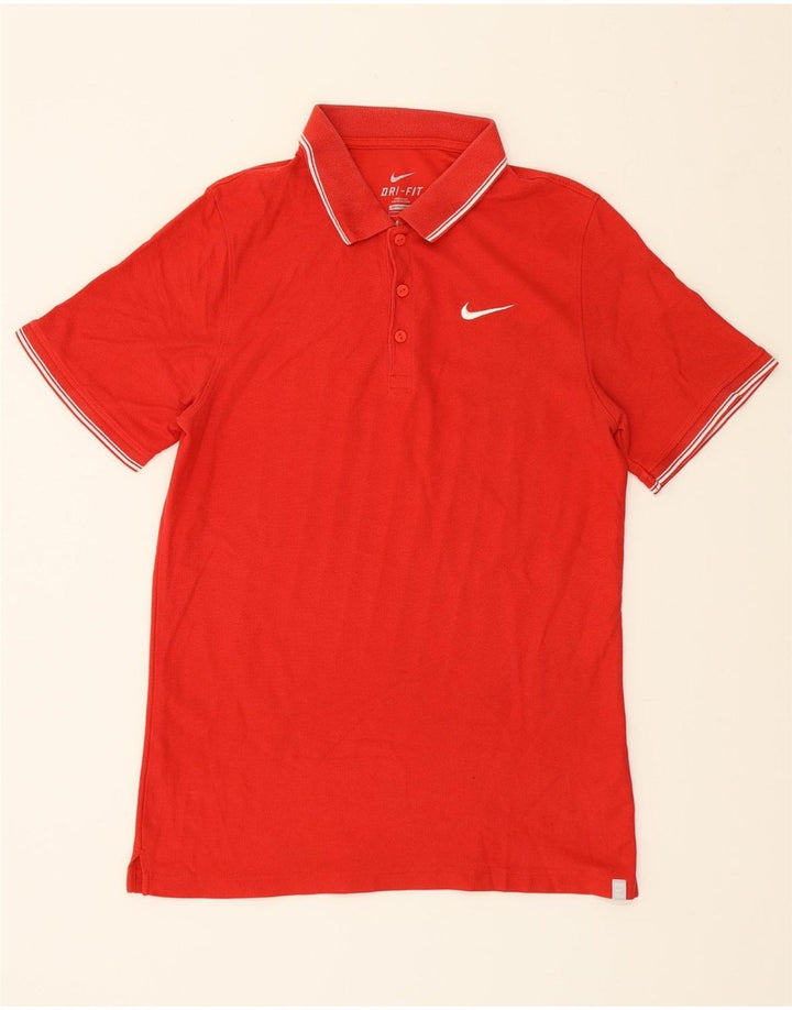 NIKE Mens Dri Fit Polo Shirt Small Red Vintage Nike and Second-Hand Nike from Messina Hembry 