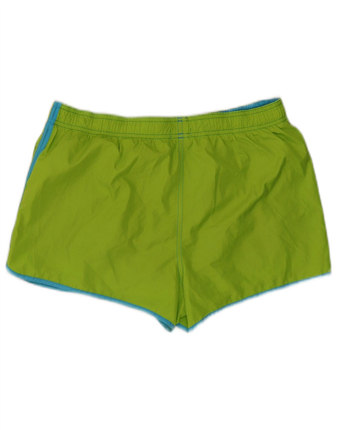 Calvin Klein Womens Graphic Swimming Shorts UK 14 Medium Green