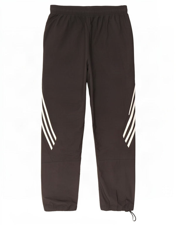 Adidas Mens Tracksuit Trousers Joggers Small Black Colourblock Polyester