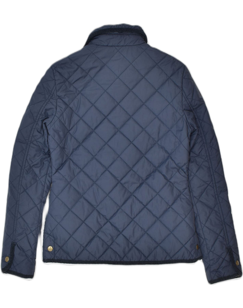 JACK WILLS Womens University Outfitters Quilted Jacket UK 8 Small Blue | Vintage | Thrift | Second-Hand | Used Clothing | Messina Hembry 