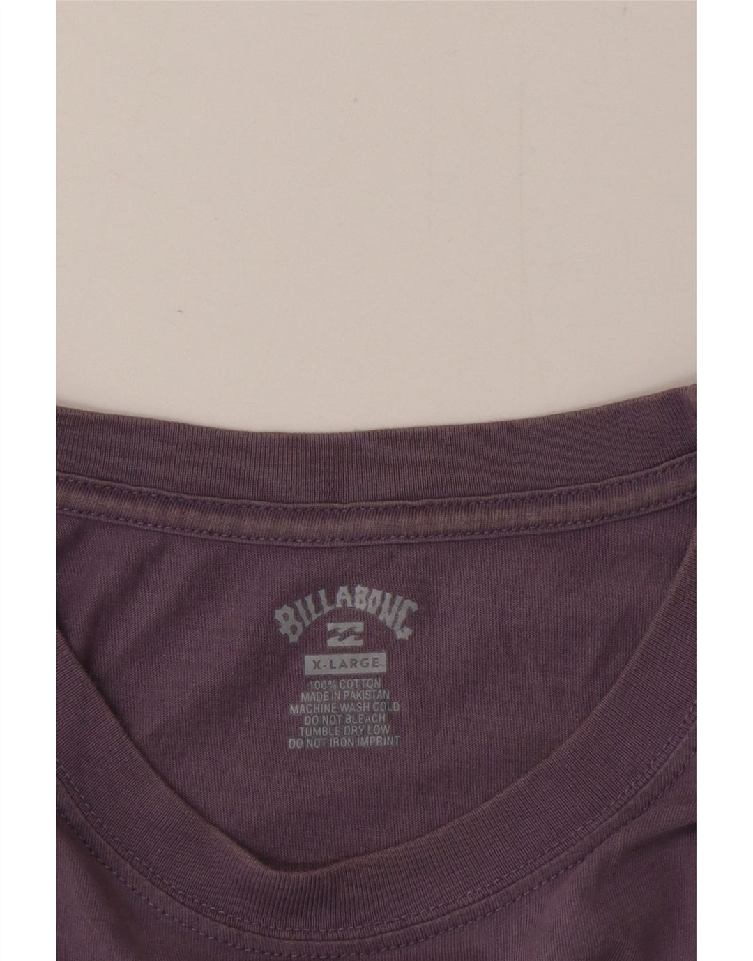 Billabong Mens Graphic T-Shirt Top XL Purple Cotton
