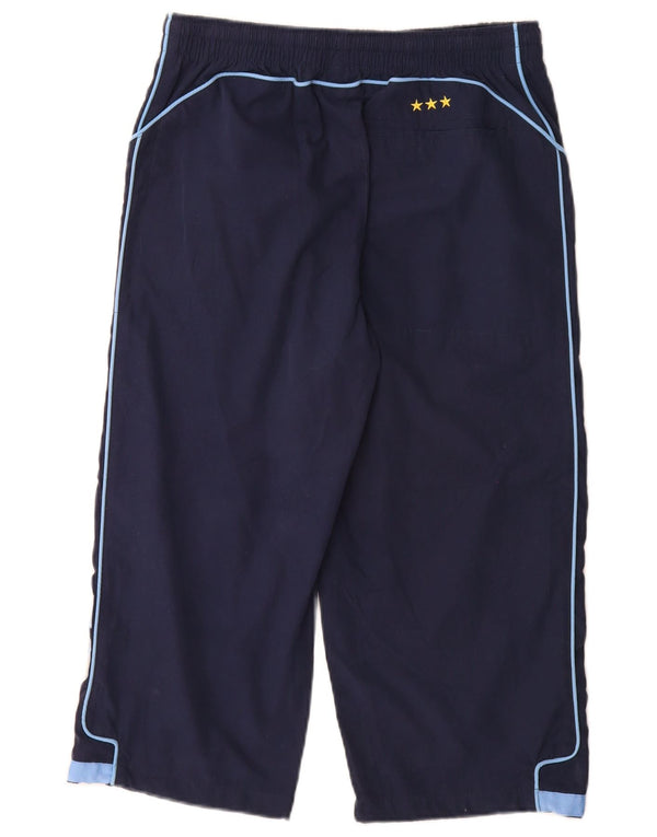Nike Mens Graphic Capri Tracksuit Trousers Medium Navy Blue Colourblock
