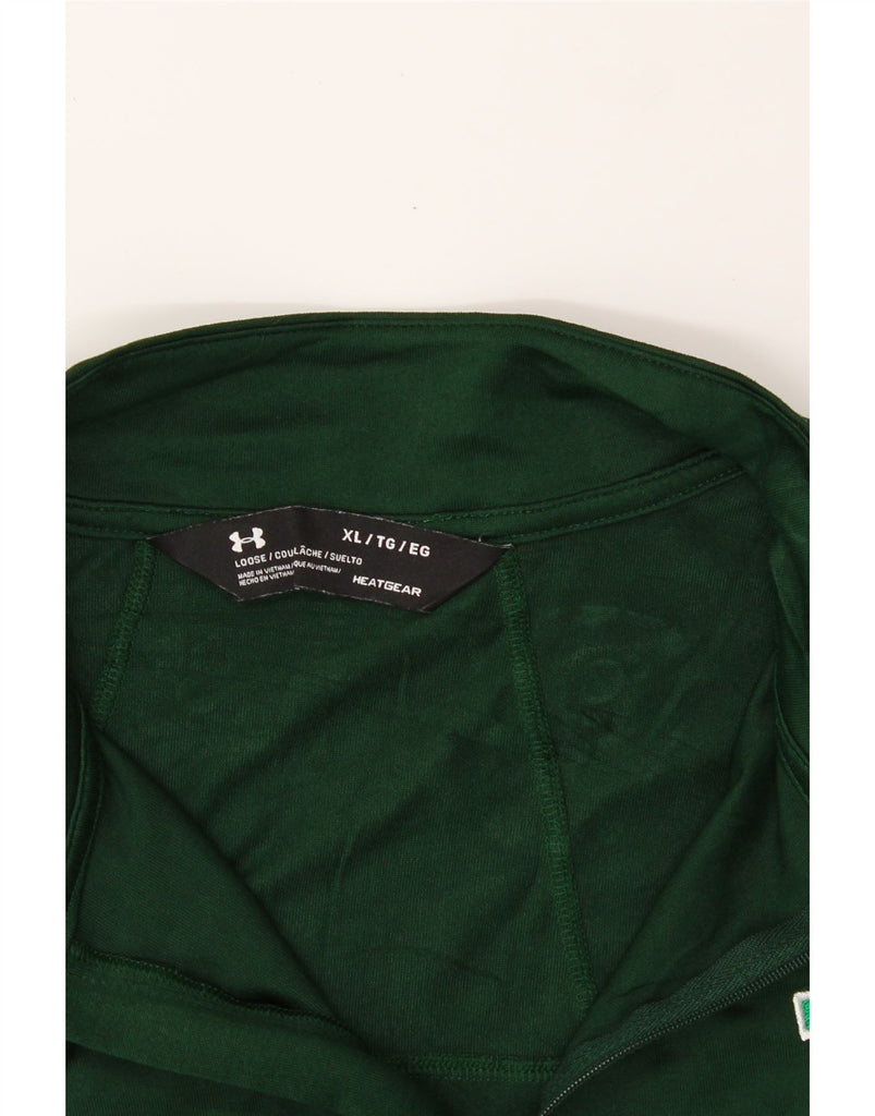 UNDER ARMOUR Mens Heat Gear Graphic Pullover Tracksuit Top XL Green Vintage Under Armour and Second-Hand Under Armour from Messina Hembry 