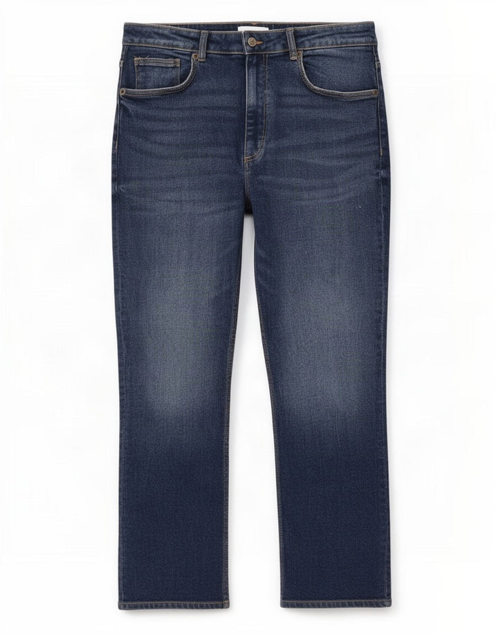 Zara Womens Straight Jeans EU 46 2XL W36 L26 Blue