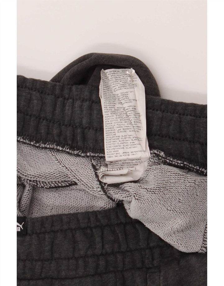 Puma Mens Tracksuit Trousers Joggers Medium Grey Cotton