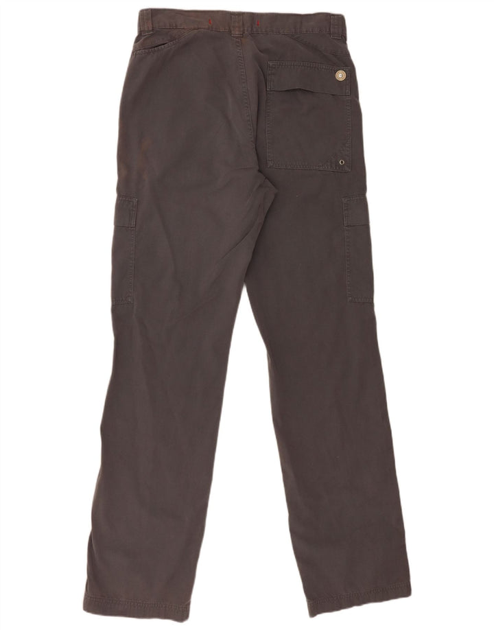 Trussardi Mens Straight Cargo Trousers IT 48 Medium W32 L32 Grey