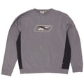 Reebok Mens Graphic Sweatshirt Jumper Medium Blue Colourblock