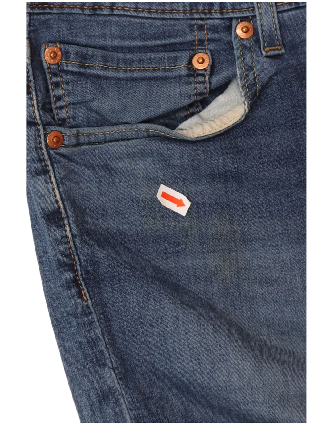 LEVI'S Mens 511 Slim Jeans W33 L32 Blue Cotton