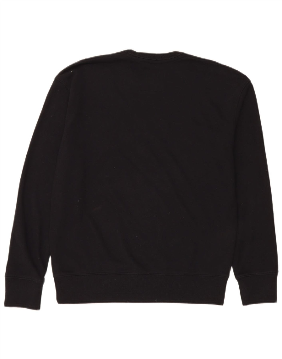 Hollister Mens Graphic Sweatshirt Jumper Small Black Cotton