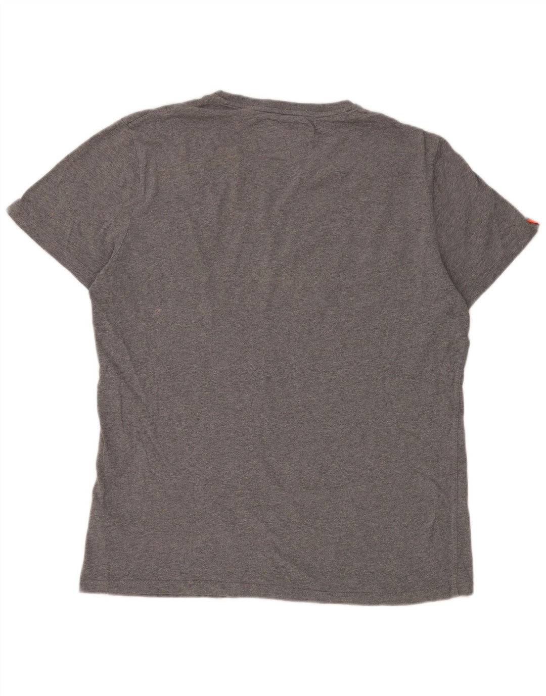 Superdry Mens T-Shirt Top 2XL Grey Flecked Cotton