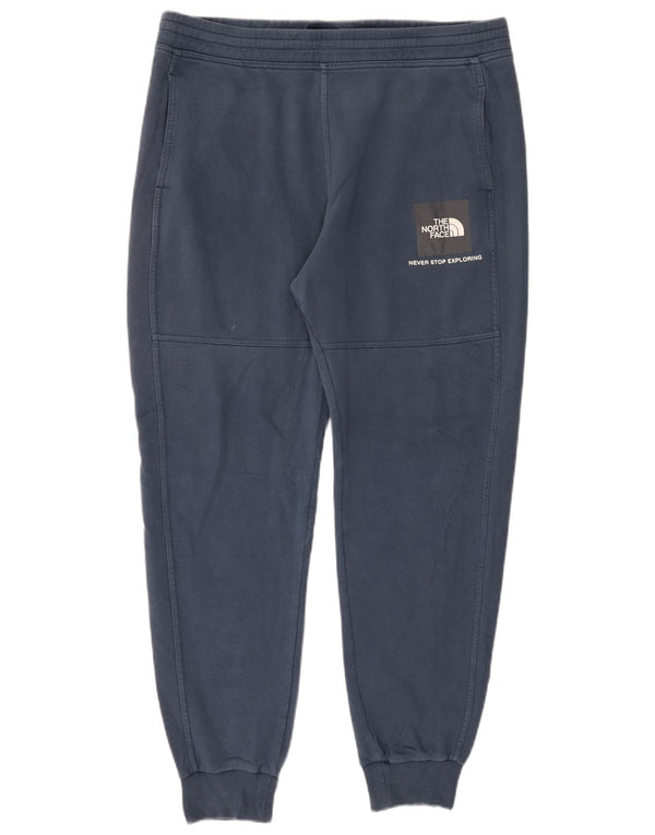 The North Face Mens Tracksuit Trousers Joggers Large  Navy Blue Cotton