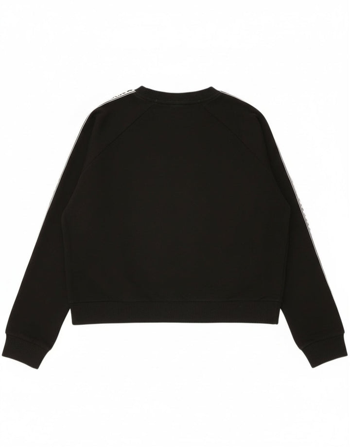 Vans Womens Graphic Oversized Sweatshirt Jumper UK 10 Small Black Cotton