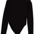 Zara Womens Long Sleeve Bodysuit UK 8 Small Black Polyamide