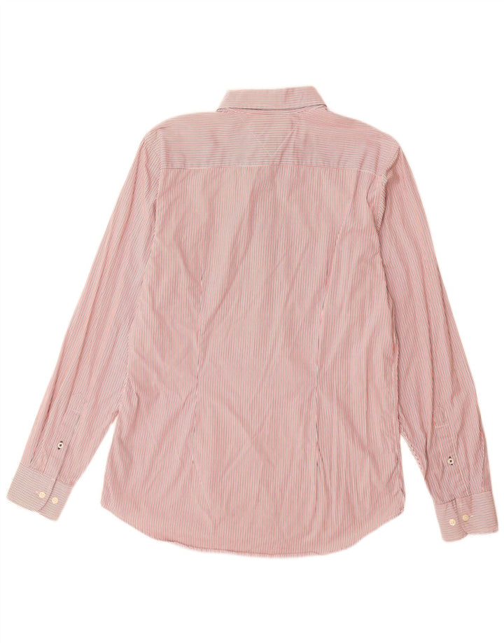 Tommy Hilfiger Mens Shirt Large Pink Cotton