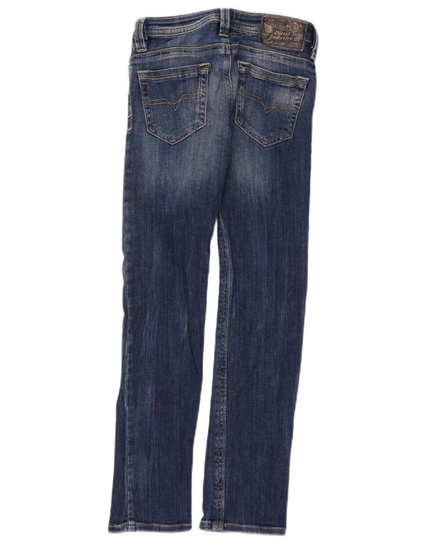 Diesel Boys Thavar Straight Jeans 7-8 Years W26 L25 Blue Cotton
