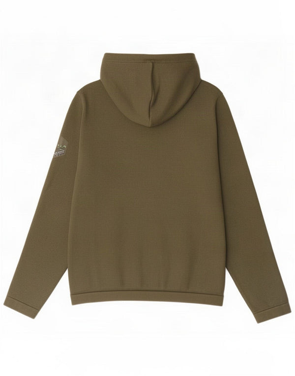 Jack & Jones Mens Hooded Jumper Sweater Small Khaki Cotton