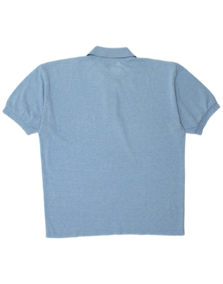 GYMNASIUM Mens Polo Shirt XL Blue