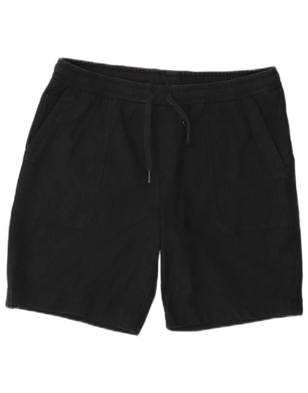 Athleta Mens Chino Shorts Large W34 Navy Blue Cotton