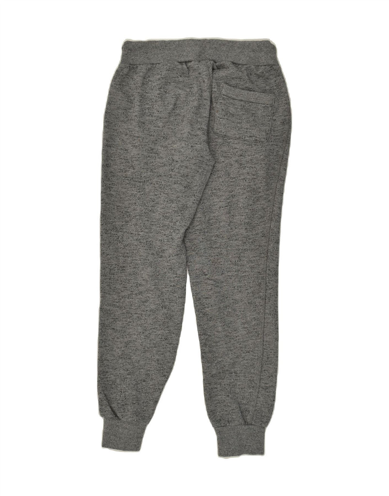 SUPERDRY Womens Tracksuit Trousers Joggers UK 10 Small Grey Flecked Cotton | Vintage Superdry | Thrift | Second-Hand Superdry | Used Clothing | Messina Hembry 