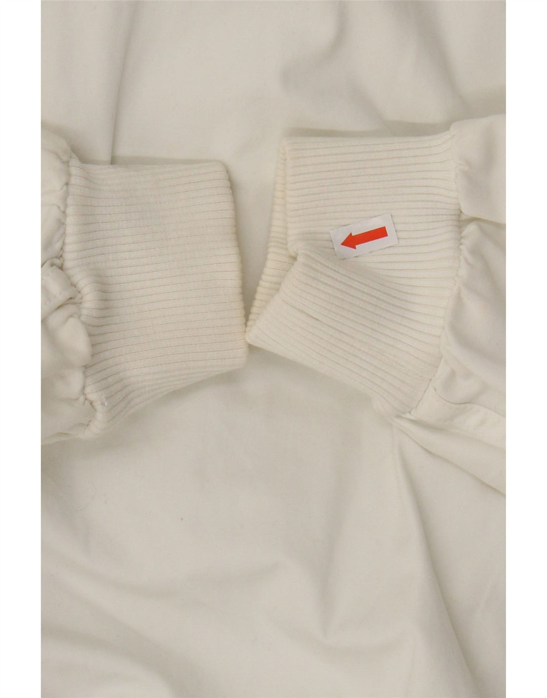 HUGO BOSS Mens Bomber Jacket IT 48 Medium White Cotton Vintage Hugo Boss and Second-Hand Hugo Boss from Messina Hembry 