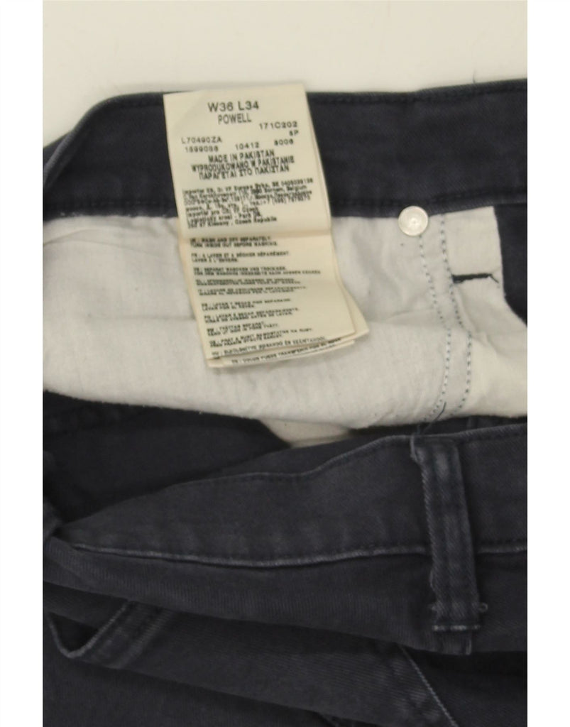 LEE Mens Powell Straight Jeans W36 L34  Navy Blue Cotton Vintage Lee and Second-Hand Lee from Messina Hembry 
