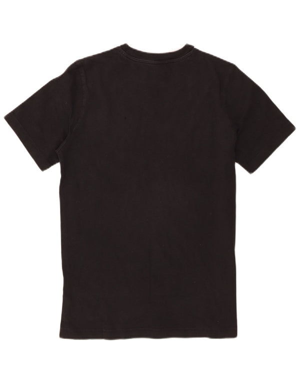 Adidas Boys T-Shirt Top 13-14 Years Large Black Cotton