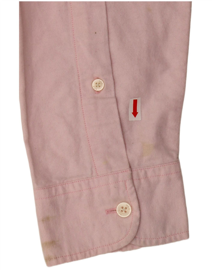 Hollister Mens Shirt Small Pink Cotton