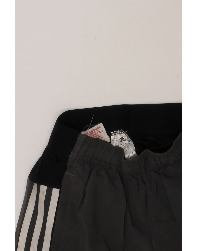 ADIDAS Boys Sport Shorts 11-12 Years  Grey Polyester Vintage Adidas and Second-Hand Adidas from Messina Hembry 