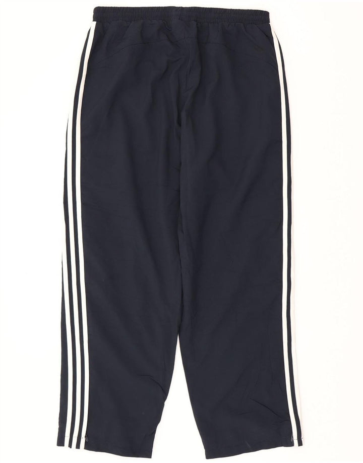 ADIDAS Mens Tracksuit Trousers UK 40/42 Medium  Navy Blue Polyester