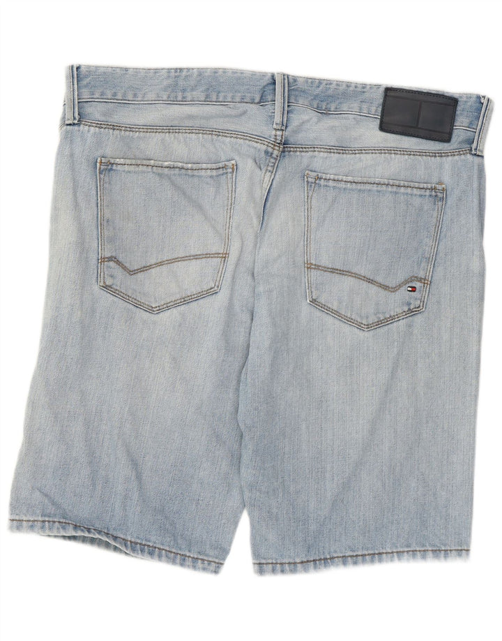 Tommy Hilfiger Mens Denim Shorts W36 Large Blue Cotton