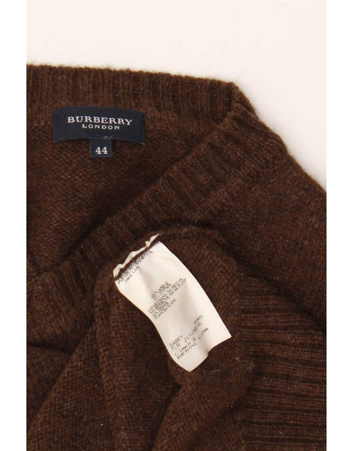 Burberry Womens Vest Tank Top IT 44 Medium Brown Wool