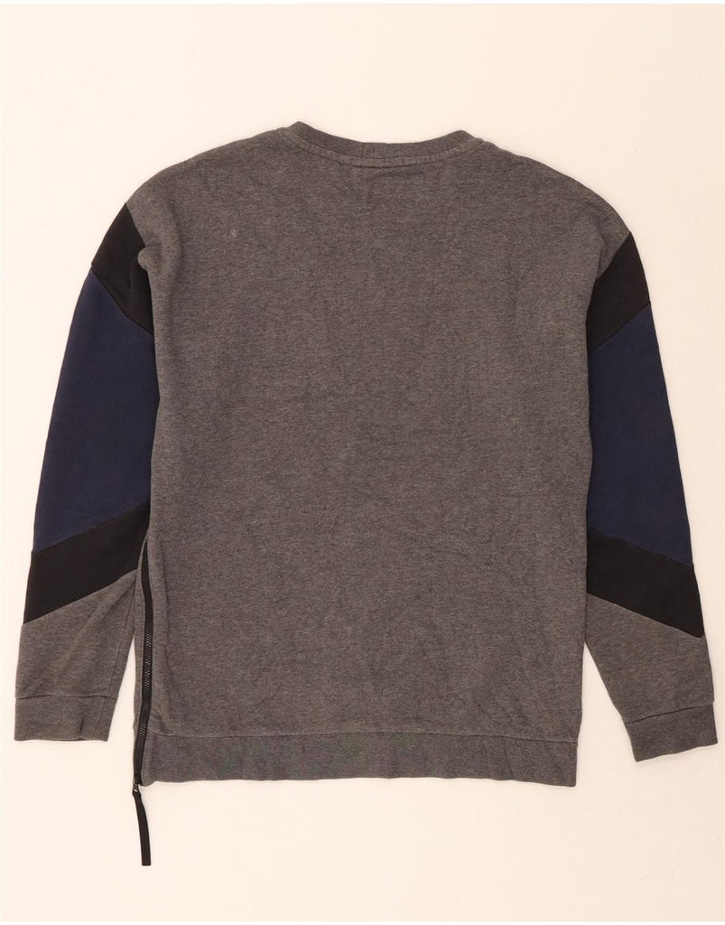 NIKE Mens Air Graphic Sweatshirt Jumper Small Grey Colourblock - Main Image