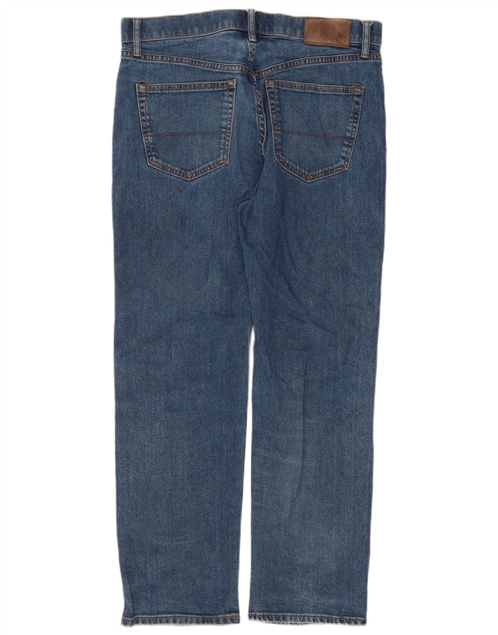 Zara Mens Regular Straight Jeans W34 L29 Blue Cotton