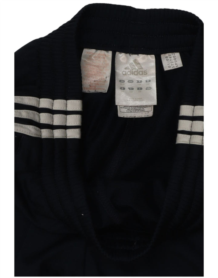 Adidas Boys Tracksuit Trousers 11-12 Years Navy Blue Polyester