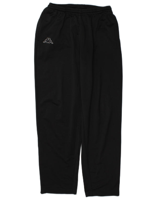 Kappa Mens Tracksuit Trousers Large Black Polyester