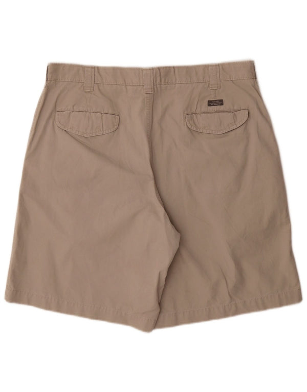 Marks & Spencer Mens Blue Harbour Chino Shorts W36 Large Beige Cotton