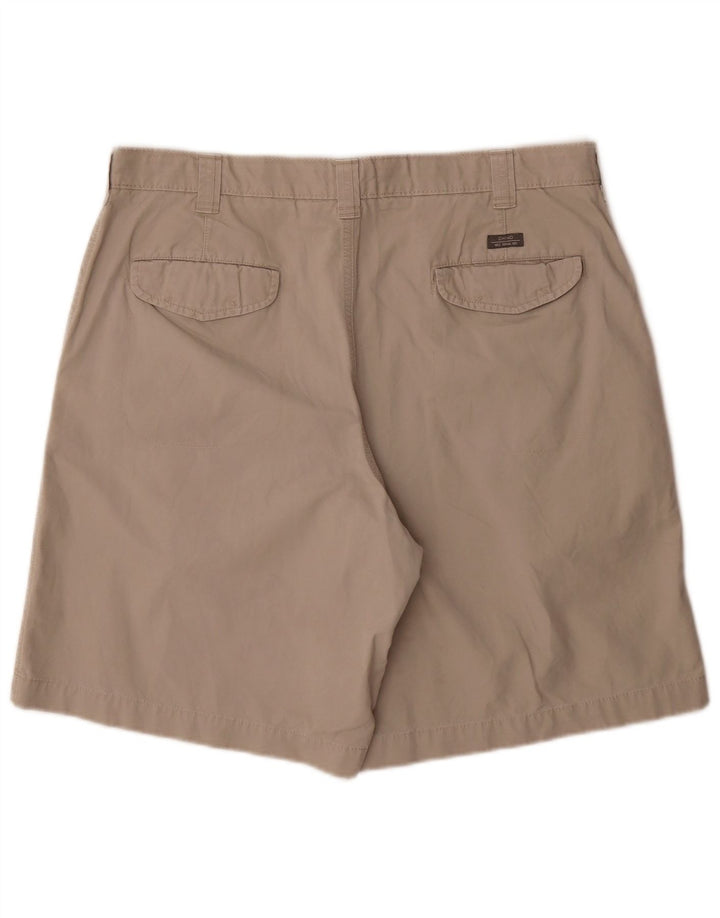 Marks & Spencer Mens Blue Harbour Chino Shorts W36 Large Beige Cotton