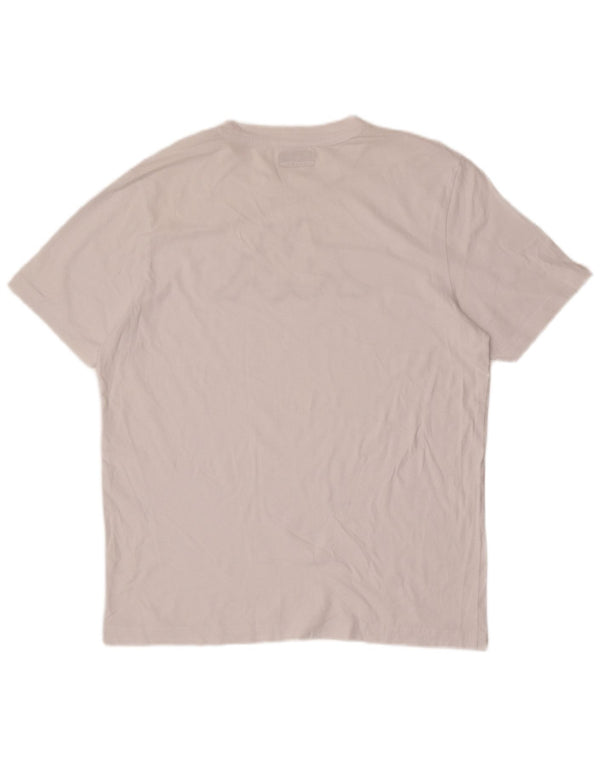 KAPPA Mens Graphic T-Shirt Top Large White