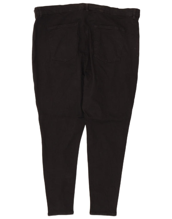 TOPSHOP Womens Joni High Waist Skinny Jeans UK 26 5XL W44 L28 Black Cotton