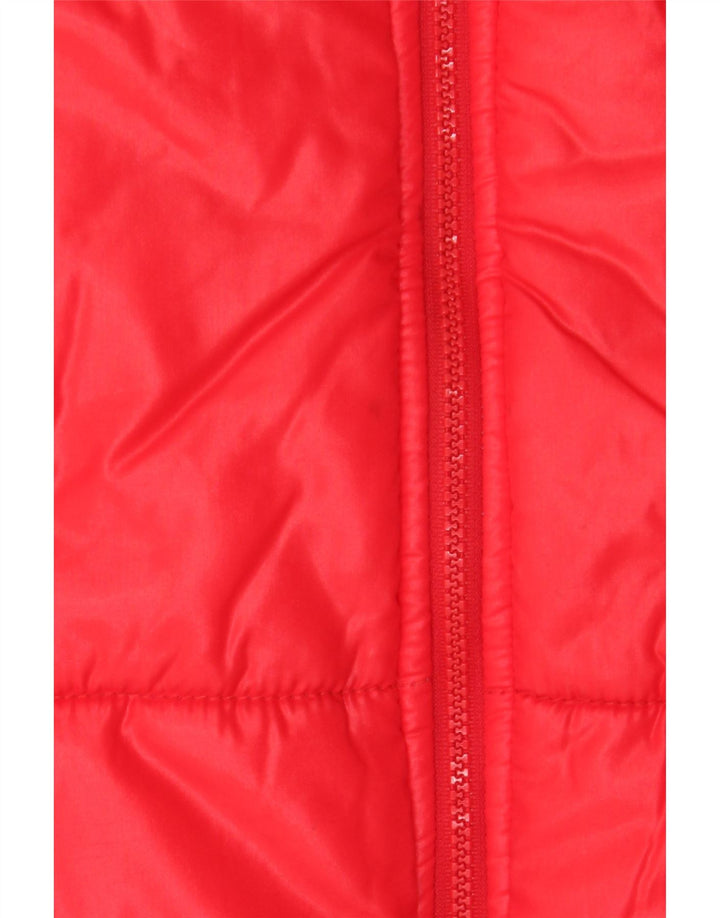 Stratos Womens Padded Jacket IT 44 Medium Red Colourblock Polyamide