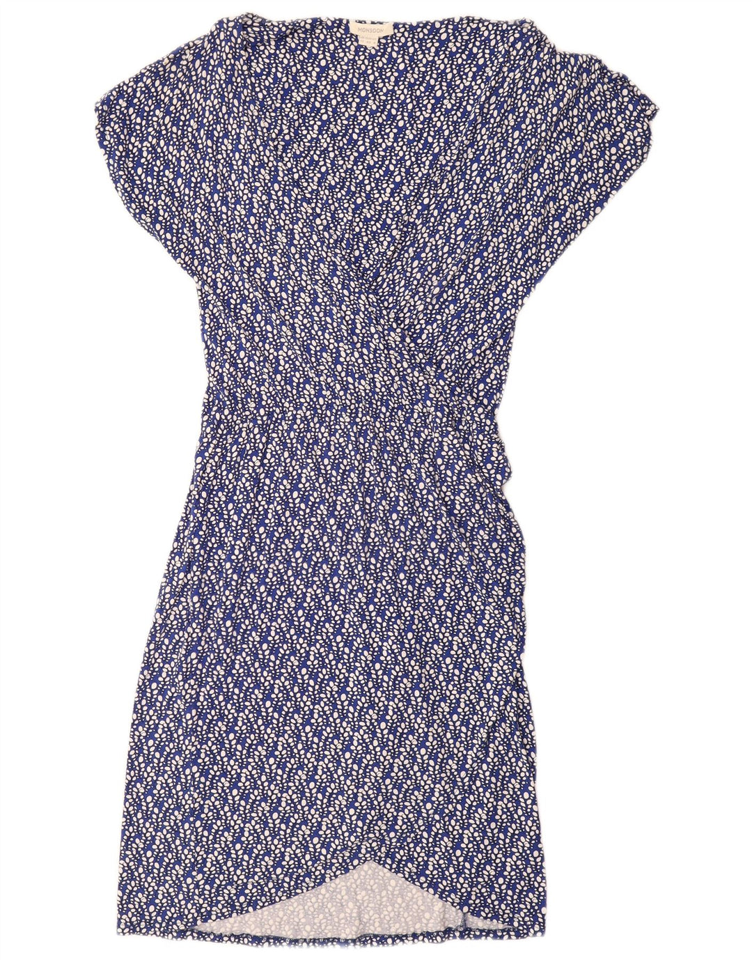 MONSOON Womens Wrap Dress UK 12 Medium  Blue Floral