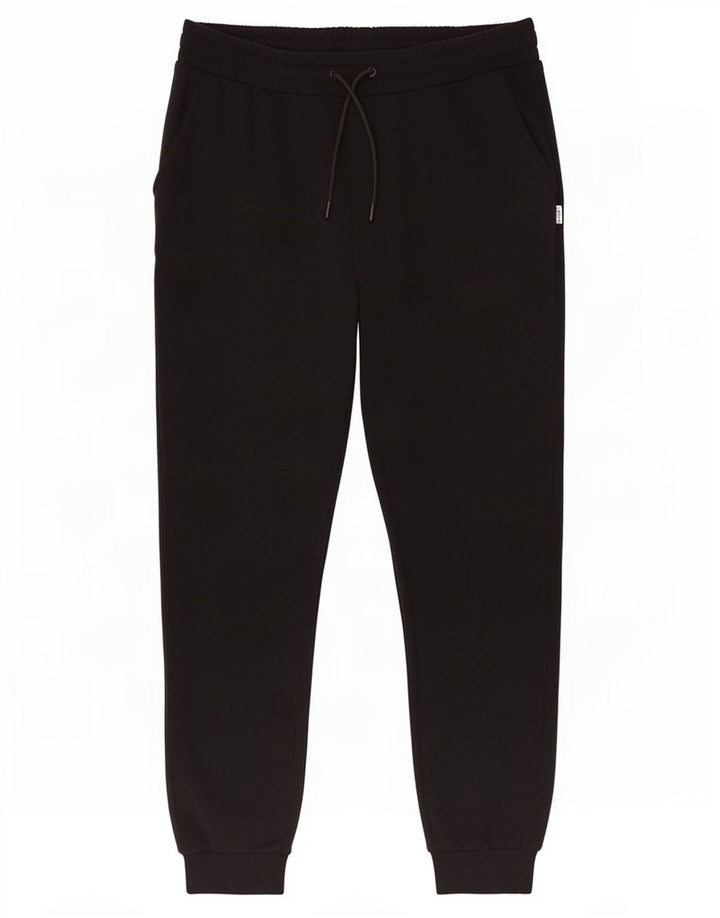 Jack & Jones Mens Tracksuit Trousers Joggers Large Black Polyester