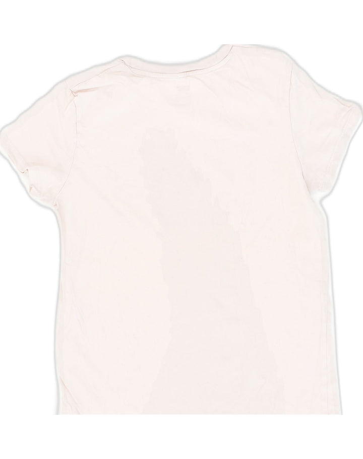 LEVI'S Womens Graphic T-Shirt Top UK 6 XS Off White Cotton | Vintage Levi's | Thrift | Second-Hand Levi's | Used Clothing | Messina Hembry 