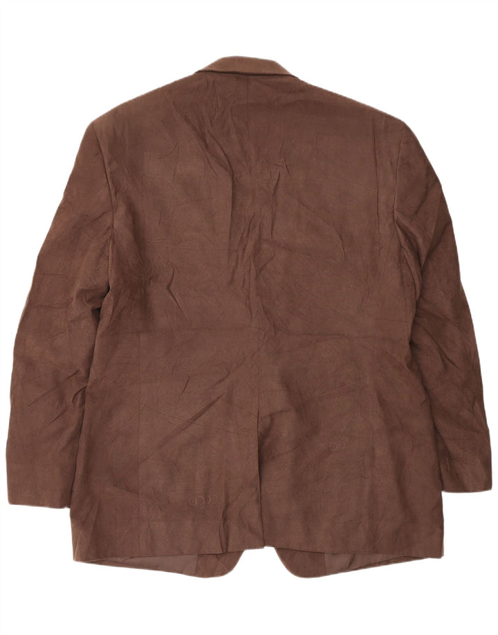 NAUTICA Mens 2 Button Blazer Jacket UK 42 XL Brown