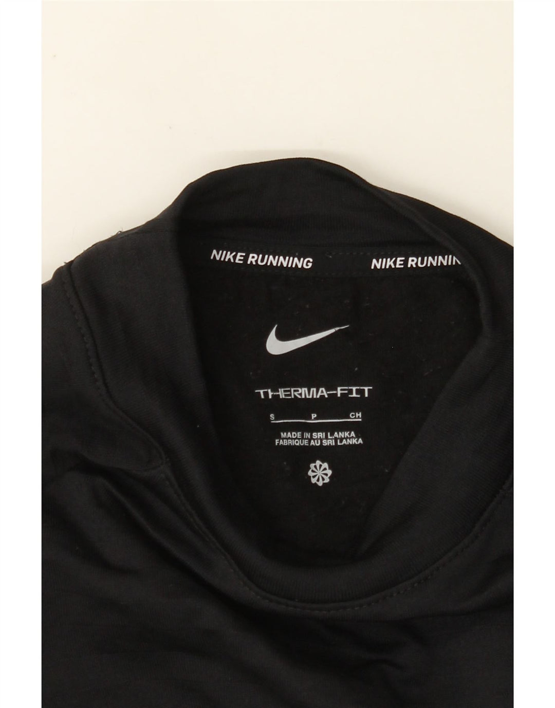 NIKE Womens Therma-Fit Top Long Sleeve UK 10 Small Black