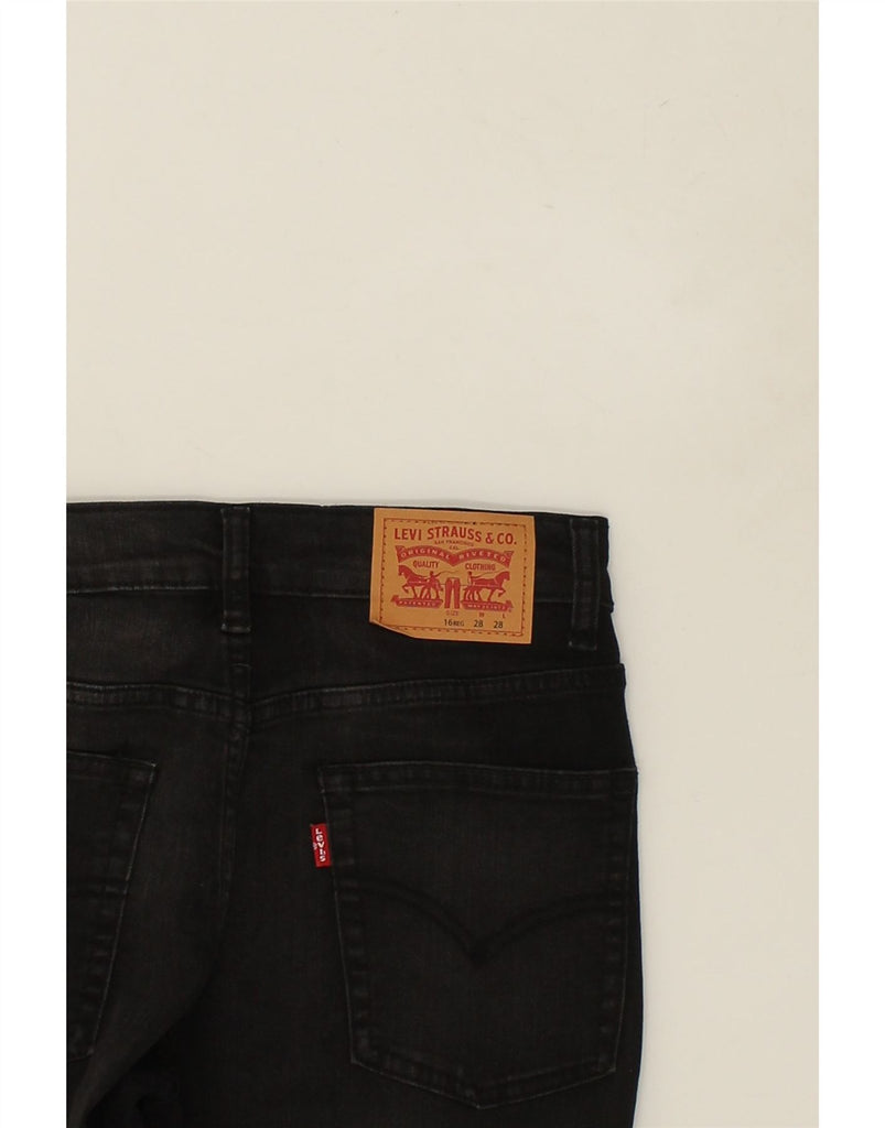 LEVI'S Girls 512 Slim Tapered Jeans 15-16 Years W28 L28  Black Cotton | Vintage Levi's | Thrift | Second-Hand Levi's | Used Clothing | Messina Hembry 